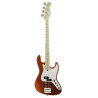 SADOWSKY MetroExpress 21-Fret Hybrid P/J Bass, Maple, 4-String (Candy Apple Red Metallic)