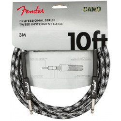 FENDER CABLE PROFESSIONAL SERIES 10' WINTER CAMO
