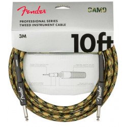 FENDER CABLE PROFESSIONAL SERIES 10' WOODLAND CAMO