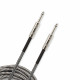 D'ADDARIO PW-BG-10BG Custom Series Braided Instrument Cable - Grey (3m)