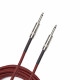 D'ADDARIO PW-BG-10RD Custom Series Braided Instrument Cable - Red (3m)