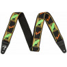 FENDER STRAP NEON MONOGRAMMED GREEN ORANGE