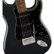 SQUIER by FENDER AFFINITY SERIES STRAT PACK HSS CHARCOAL FROST METALLIC