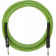 FENDER CABLE PROFESSIONAL SERIES 10' GLOW IN DARK GREEN