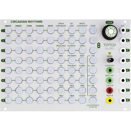 Tiptop Audio Circadian Rhythms Grid Sequencer White