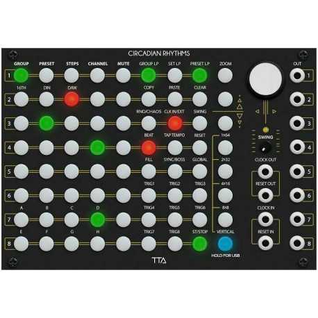 Tiptop Audio Circadian Rhythms Grid Sequencer Black