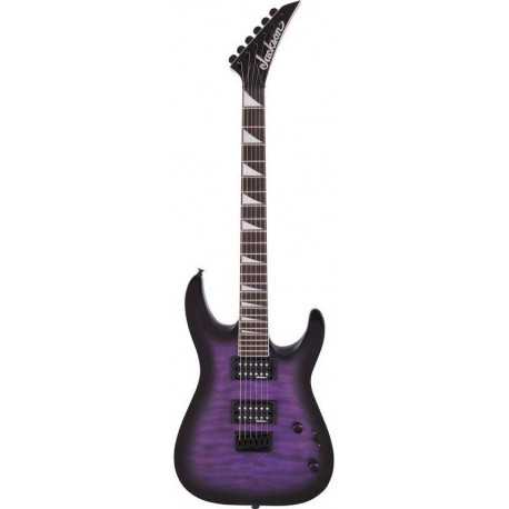 JACKSON JS32Q DKA DINKY ARCH TOP HT TRANSPARENT PURPLE BURST