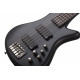 SCHECTER STILETTO STUDIO-5 SEE-THRU BLACK SATIN STBLS