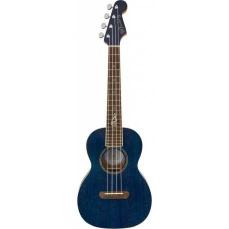 FENDER DHANI HARRISON UKULELE WN SAPPHIRE BLUE