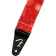 FENDER STRAP TIE DYE ACID WASH RED