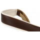 LEVY'S M26PD-BRN_CRM CLASSICS SERIES PADDED TWO-TONE GUITAR STRAP (BROWN, CREAM)