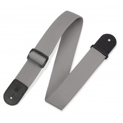 LEVY'S M8POLY-GRY CLASSICS SERIES POLYPROPYLENE GUITAR STRAP (GREY)