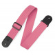 LEVY'S M8POLY-PNK CLASSICS SERIES POLYPROPYLENE GUITAR STRAP (PINK)