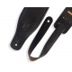 LEVY'S M26PD-BLK CLASSICS SERIES PADDED GUITAR STRAP (BLACK)