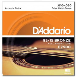 D'ADDARIO EZ900 85/15 BRONZE EXTRA LIGHT (10-50)