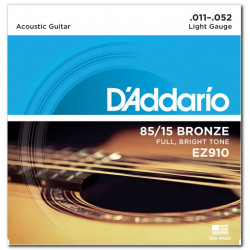 D'ADDARIO EZ910 85/15 BRONZE LIGHT (11-52)