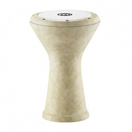 Meinl 8 1/2" Aluminum Doumbek Leather Covered Shell Beige (Meinl HE-3000BG)