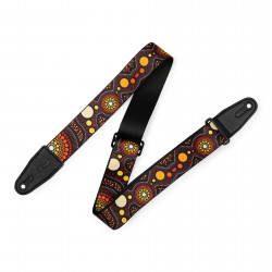 LEVY'S MP2DU-002 2″ Down Under Series Poly Guitar Strap - Sunset