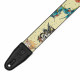 LEVY'S MP2TAT-005 2″ Tattoo Series Poly Guitar Strap - Old School