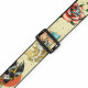 LEVY'S MP2TAT-005 2″ Tattoo Series Poly Guitar Strap - Old School