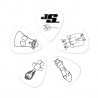 D'addario (Planet Waves) Joe Satriani Signature Guitar Picks, White (Medium Gauge)