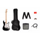 SQUIER by FENDER SONIC STRATOCASTER PACK MN BLACK