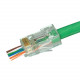 SCP SIMPLY45-CAT6 PASS THROUGH MODULAR PLUGS FOR 23awg CAT6 (100 PCS)