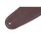 LEVY'S M4GF-BRN CLASSICS SERIES PADDED GARMENT LEATHER BASS STRAP (BROWN)