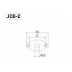 GOTOH JCB-2 GG Jack Cover (Gold)