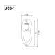GOTOH JCS-1 C Jack Cover (Chrome)