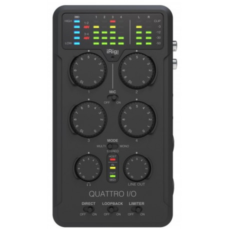 IK MULTIMEDIA iRig Pro Quattro I/O DELUXE