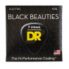 DR Strings BLACK BEAUTIES Electric - Light 7-String (9-52)