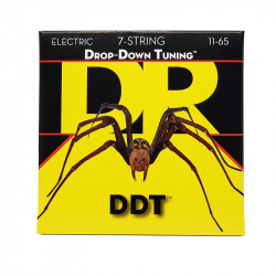 DR Strings DDT Drop Down Tuning Electric - Extra Heavy 7 String (11-65)