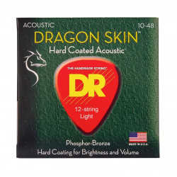 DR Strings DRAGON SKIN Acoustic - 12 String (10-48)