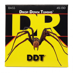 DR Strings DDT Drop Down Tuning Bass 5-String - Medium (45-130)