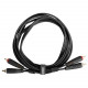 UDG SET RCA - RCA BLACK 1,5M (U97001BL)