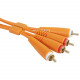 UDG SET RCA - RCA ORANGE 1,5M (U97001OR)