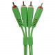 UDG SET RCA - RCA GREEN 1,5M(U97001GR)