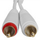 UDG SET RCA - RCA WHITE 1,5M (U97001WH)