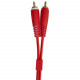 UDG SET RCA STRAIGHT-RCA ANGLED RED 3M (U97005RD)