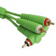 UDG SET RCA STRAIGHT-RCA ANGLED GREEN 3M (U97005GR)