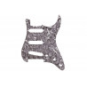 FENDER 11-HOLE MODERN-STYLE STRATOCASTER S/S/S PICKGUARDS BLACK MOTO