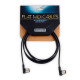 Rockboard Flat MIDI Cable Black, 200 cm (RBO CAB MIDI 200 BK)