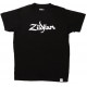 ZILDJIAN CLASSIC LOGO BLACK T-SHIRT SMALL