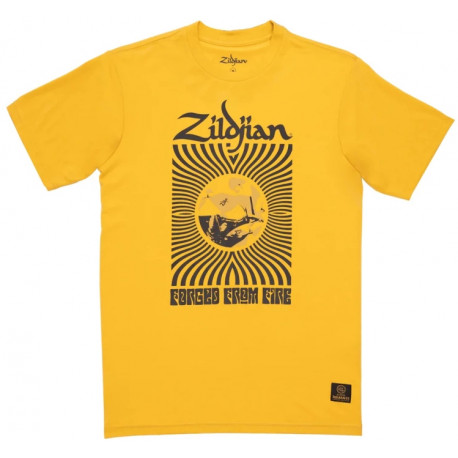 ZILDJIAN LIMITED EDITION 400TH ANNIVERSARY 60'S ROCK T-SHIRT SMALL