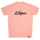 ZILDJIAN CLASSIC LOGO PINK T-SHIRT XL