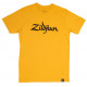 ZILDJIAN CLASSIC LOGO GOLD T-SHIRT SMALL