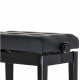GEWA Piano bench Deluxe Leather Black (Highgloss)
