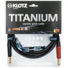 KLOTZ TITANIUM INSTRUMENT CABLE SILENTPLUG 4.5 M