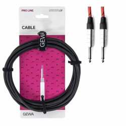 GEWA Pro Line Mono Jack 6,3мм/Mono Jack 6,3 Red-Black 3м (190.516)